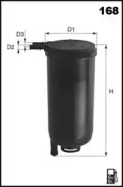 LUCAS FILTERS lfdf208 -  Топливный фильтр